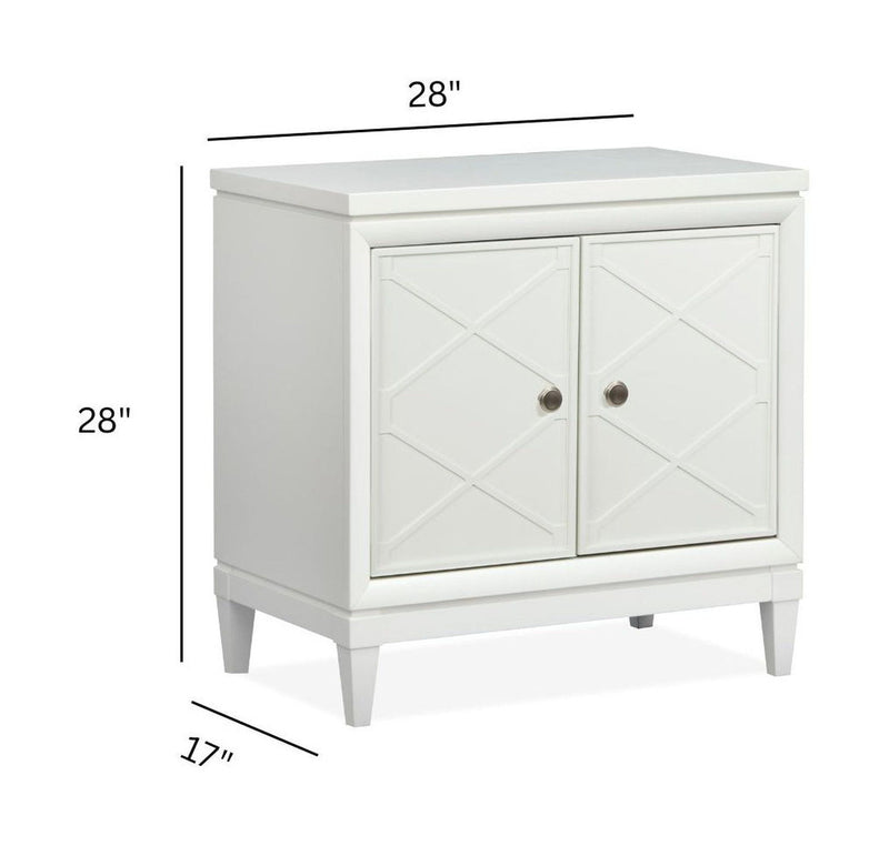 Springhouse - Door Nightstand - Whisper White