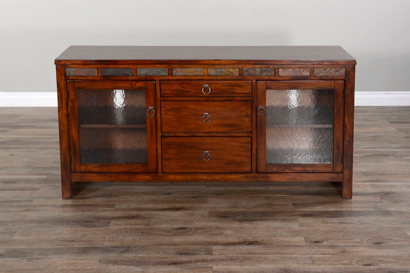 Santa Fe - 60" TV Console - Dark Chocolate