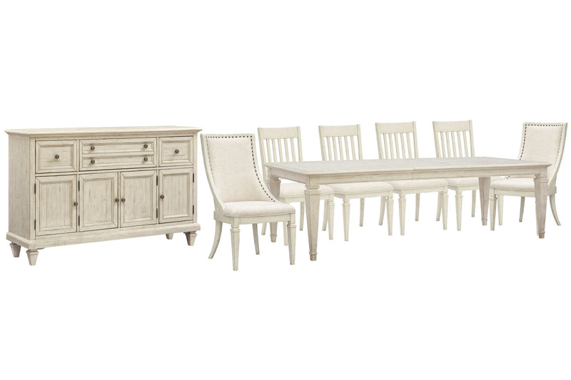 Newport - 8 Piece Extendable Rectangular Dining Table Set
