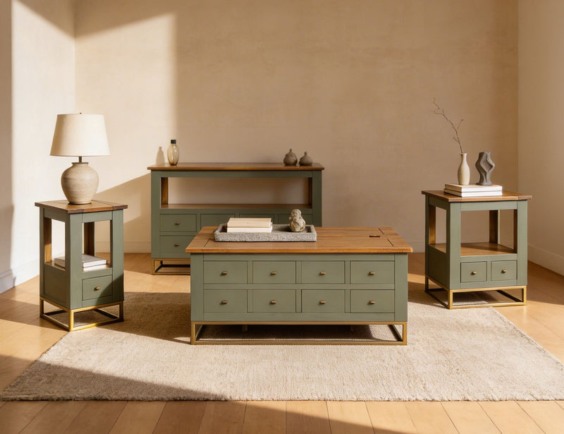Timber - Cocktail Table - Forest Green