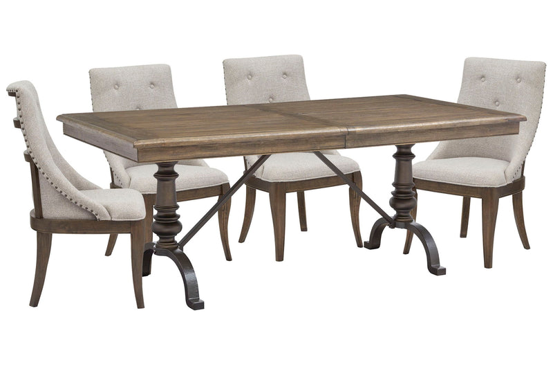 Roxbury Manor - Extendable Rectangular Dining Table Set