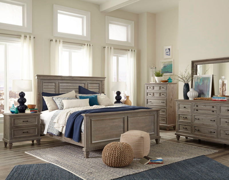 Lancaster - Landscape Mirror - Dovetail Gray