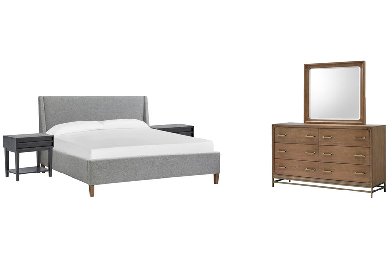Lindon - Upholstered Island Bed Set