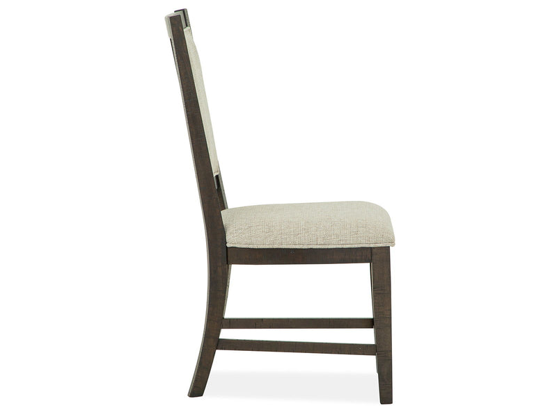 Westley Falls - Step Up Side Chair With Upholstered Seat & Back (Set of 2) - Graphite