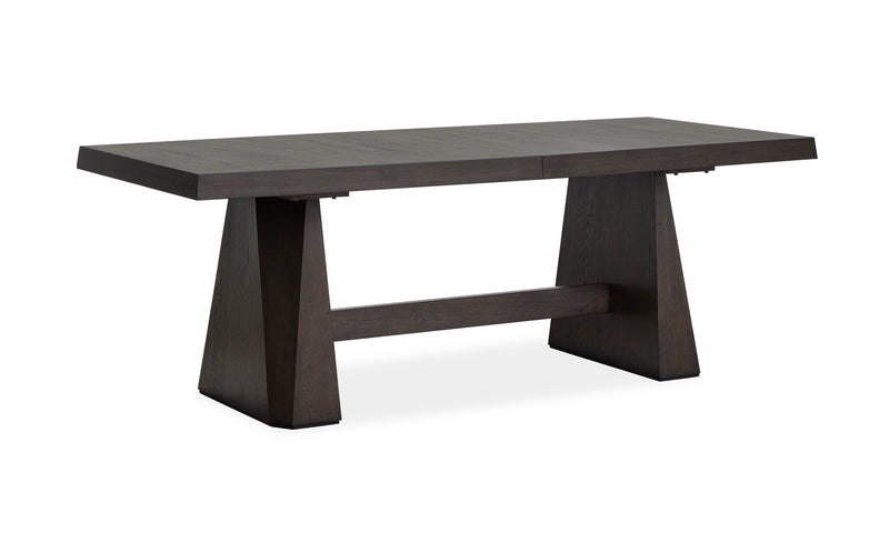 Tauren - 4 Piece Extendable Double Pedestal Dining Table Set