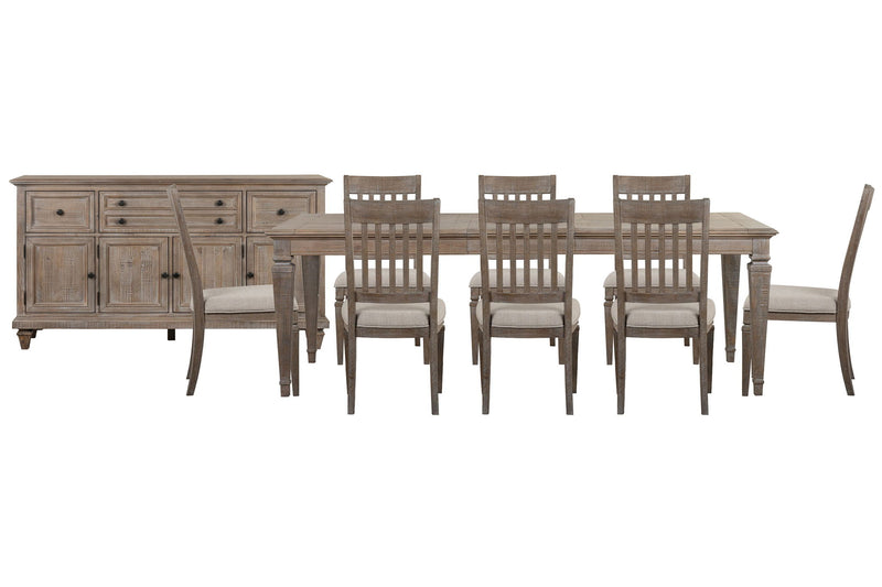 Lancaster - 10 Piece Extendable Rectangular Dining Table Set