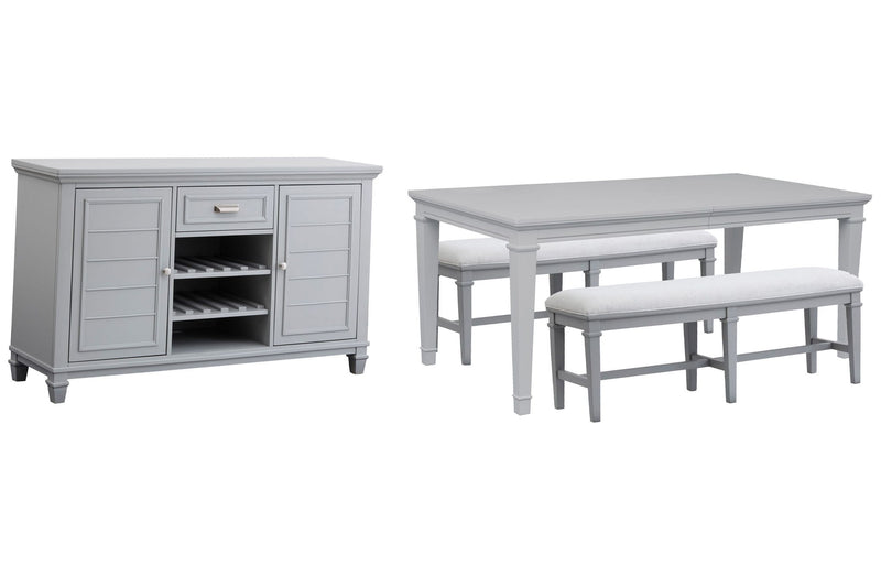 Charleston - Extendable Rectangular Dining Table Set