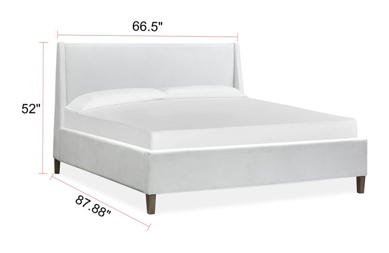 Lindon - Complete Upholstered Island Bed