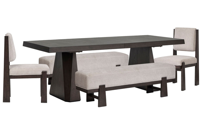 Tauren - Double Pedestal Dining Table Set