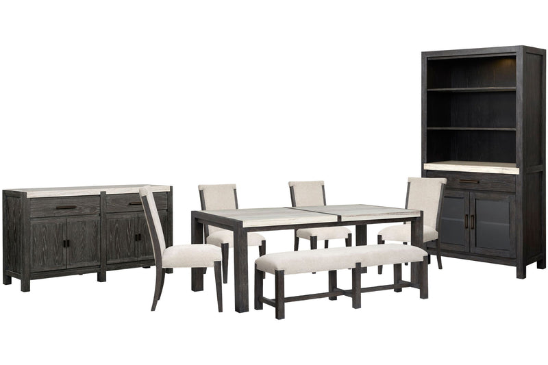 Plum Creek - 8 Piece Rectangular Dining Table Set