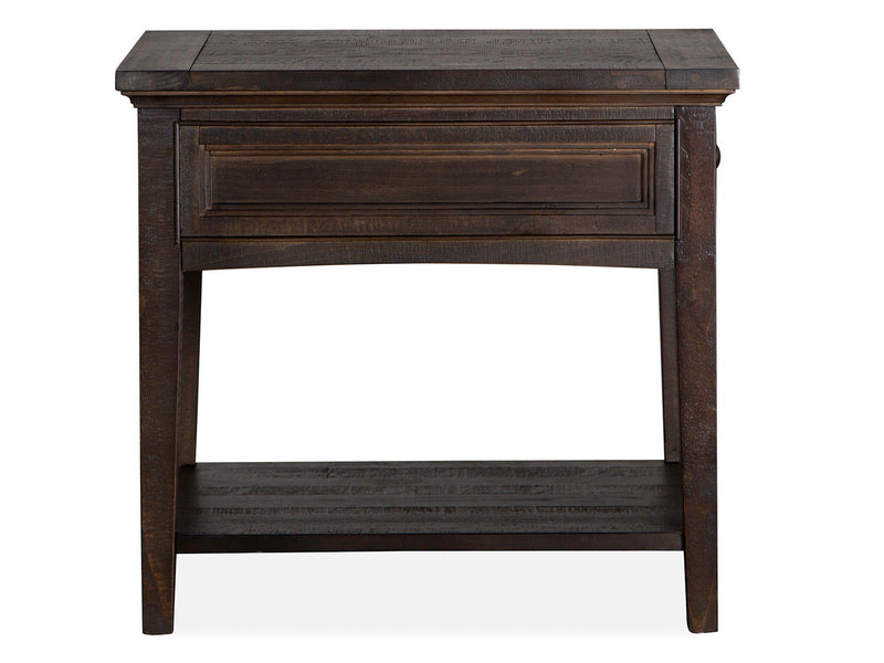 Westley Falls - Rectangular End Table - Graphite