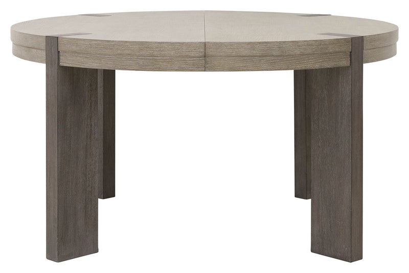 Anderson Park - Round Dining Table - Moose Trail / Frontier Brown