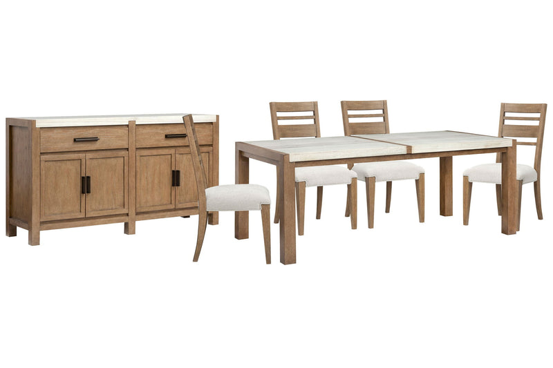 Plum Creek - 6 Piece Rectangular Dining Table Set