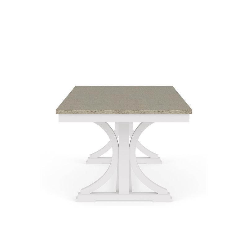 Cora - Trestle Dining Table - Cloud / Fog