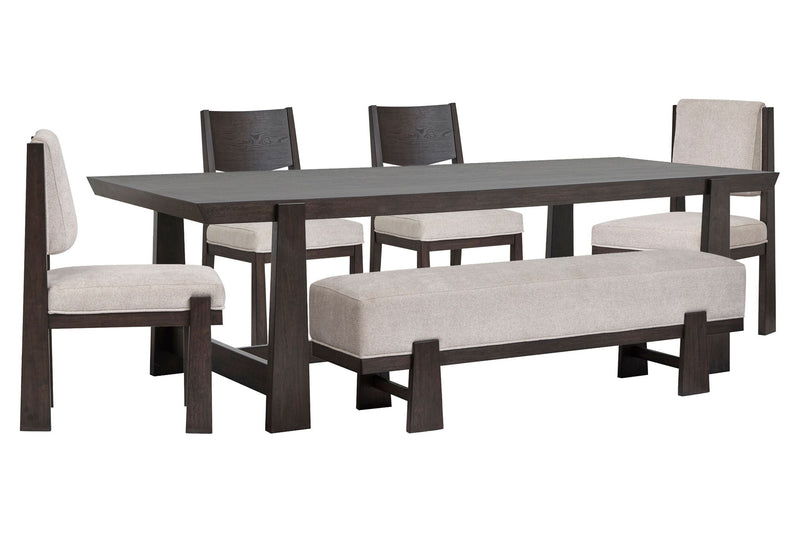 Tauren - Trestle Dining Table Set