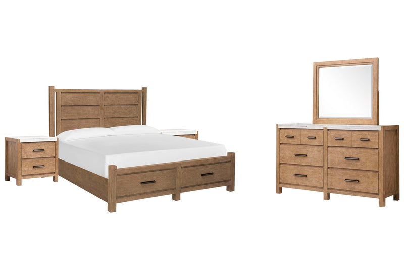 Plum Creek - Panel Storage Bedroom Set
