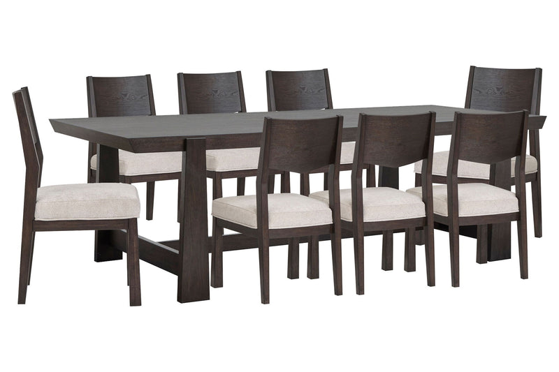 Tauren - Trestle Dining Table Set
