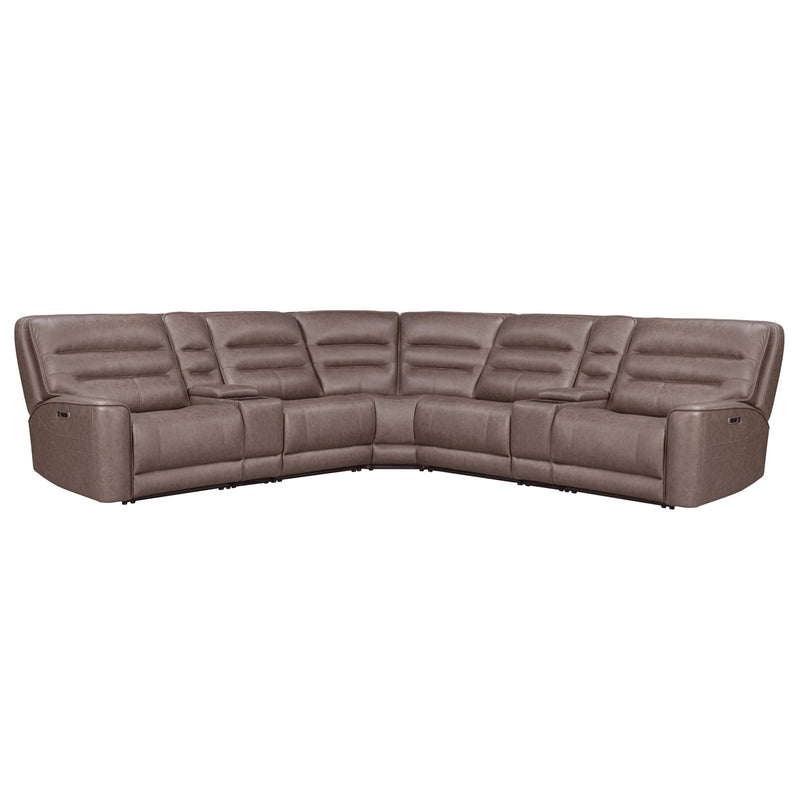 Lawson - Power Reclining Sectional With Adjustable Headrests