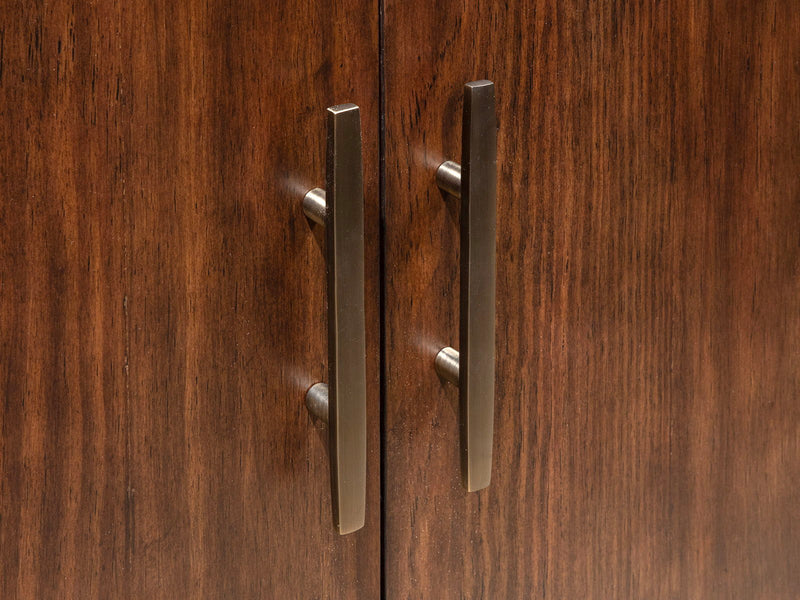 Belville - Display Cabinet - Chestnut Brown