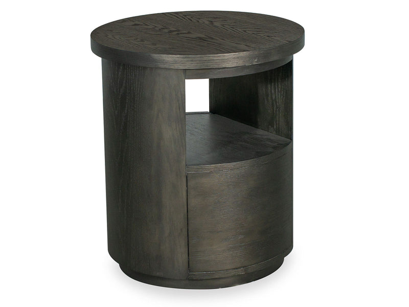Bosley - Round End Table - Coffee Bean