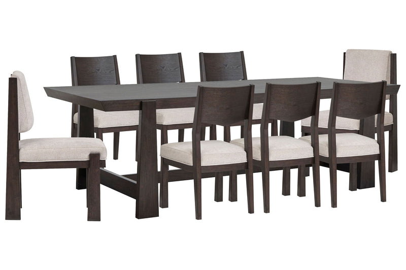 Tauren - Trestle Dining Table Set