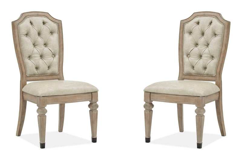 Marisol - Dining Side Chair With Upholstered Seat and Back (Set of 2) - Fawn