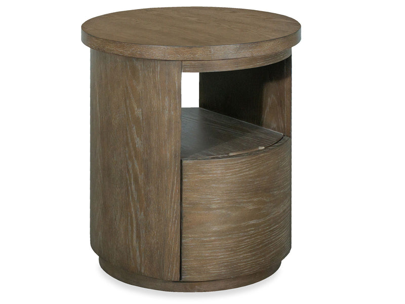 Bosley - Round End Table - Porpoise