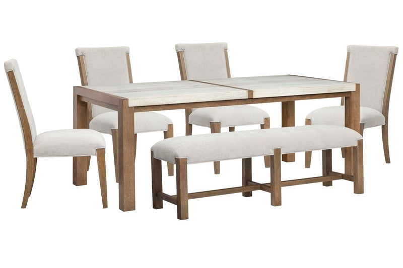 Plum Creek - 6 Piece Rectangular Dining Table Set