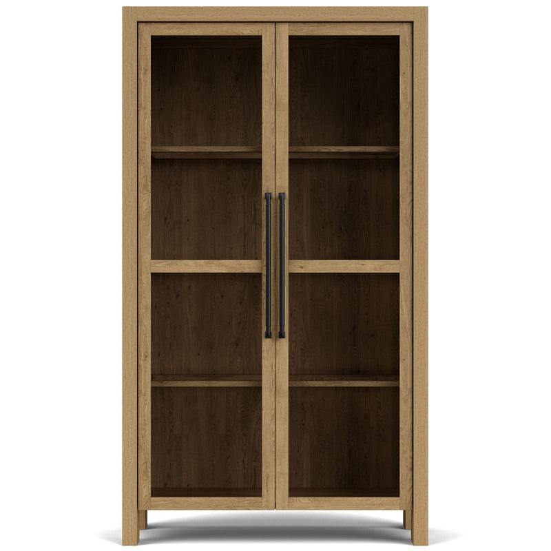 Davie - Display Cabinet - Light Brown