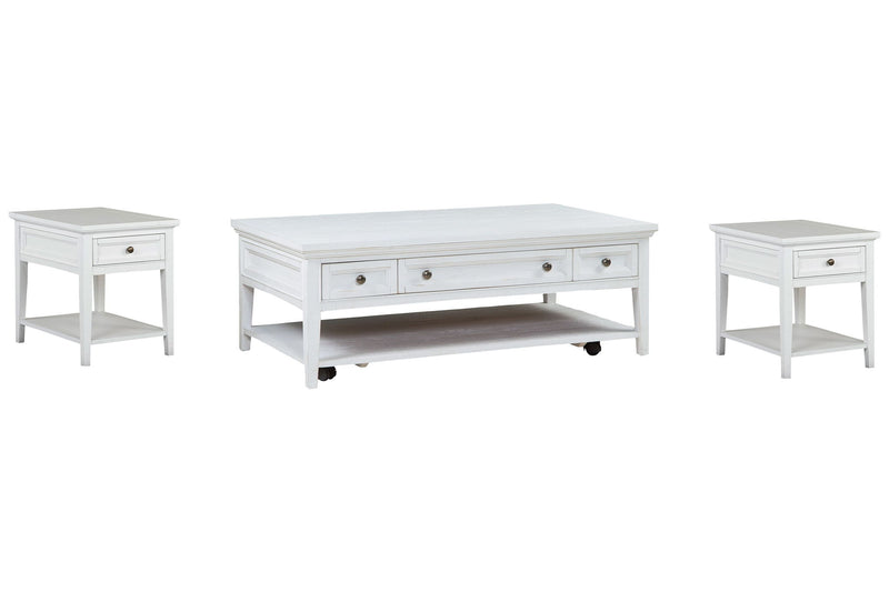 Heron Cove - Rectangular Cocktail Table Set