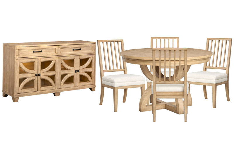 Coventry - Extendable 48" Round Dining Table Set