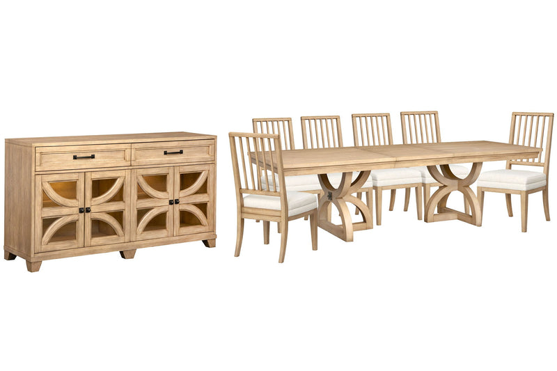 Coventry - Extendable Trestle Dining Table Set