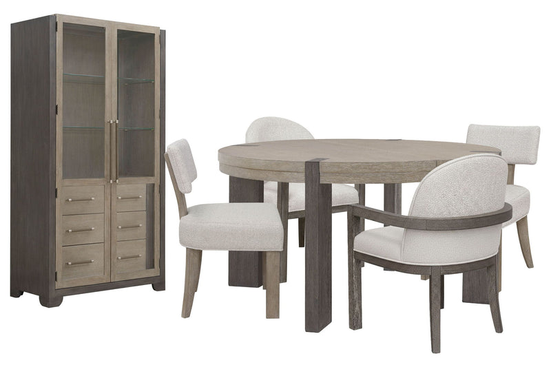 Anderson Park - Round Dining Table Set With Kilsmos Chairs