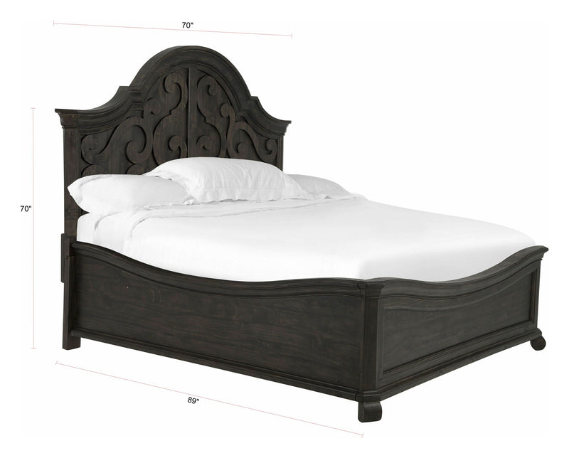Bellamy - Complete Shaped Panel Bed