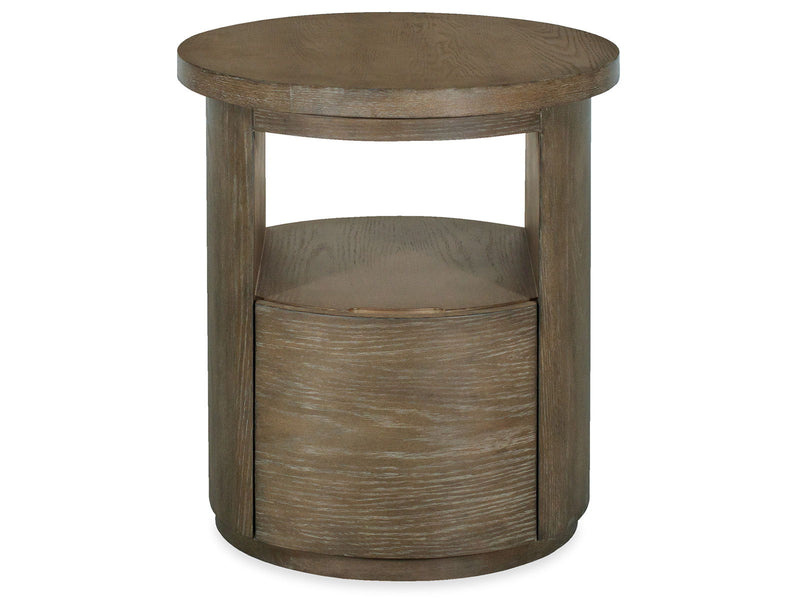 Bosley - Round End Table - Porpoise