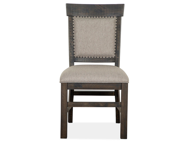 Bellamy - Dining Side Chair With Upholstered Seat & Back (Set of 2) - Peppercorn