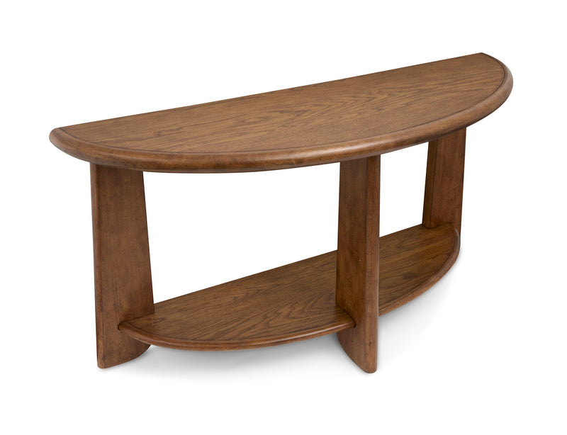 Tanner - Demilune Sofa Table - Tawny Brown