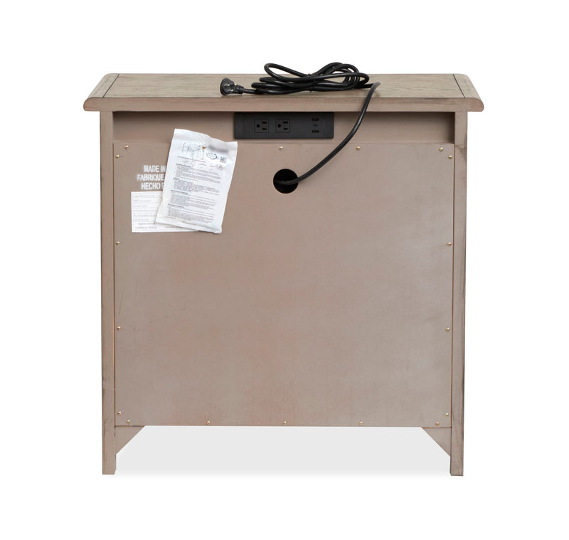 Claremont - Drawer Nightstand - Smokey Taupe