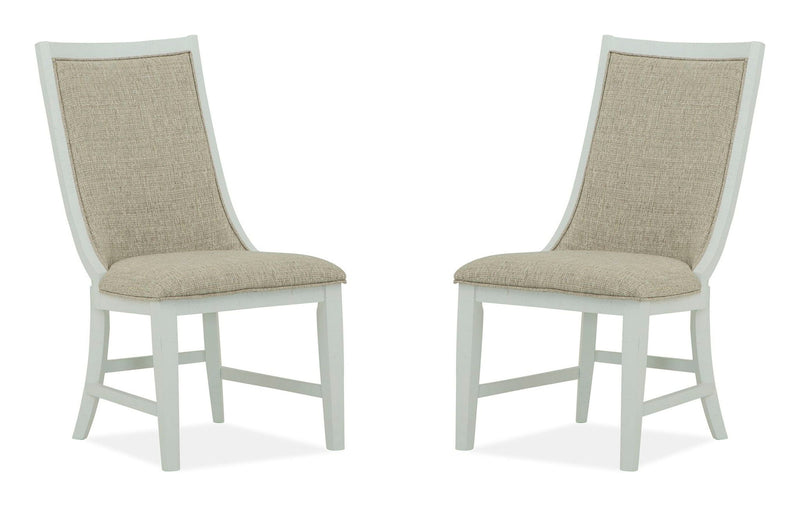 Heron Cove - Upholstered Host Side Chair (Set of 2) - Chalk White