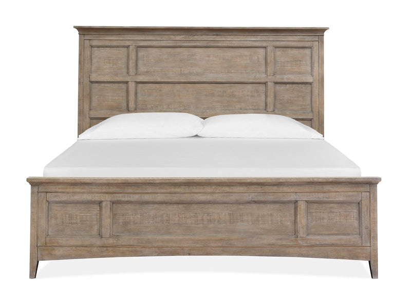 Paxton Place - Complete Panel Bed With Storage Rails