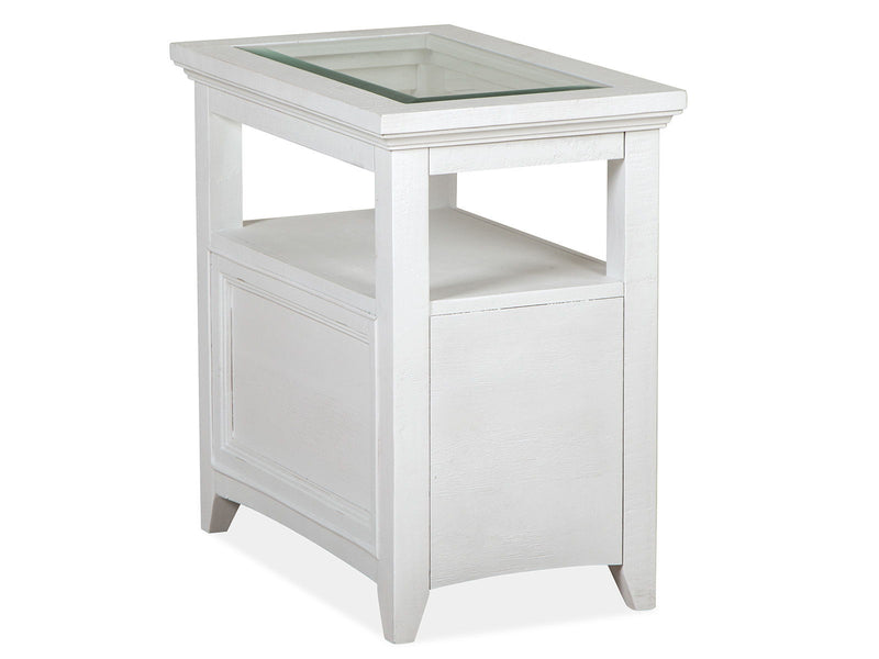 Heron Cove - Chairside End Table - Chalk White