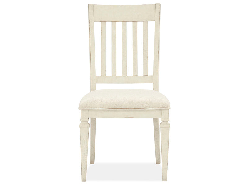 Newport - Dining Side Chair With Upholstered Seat (Set of 2) - Alabaster