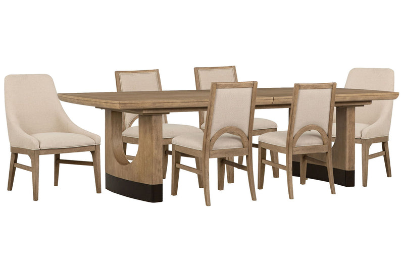 Tristan - Extendable Trestle Dining Table Set