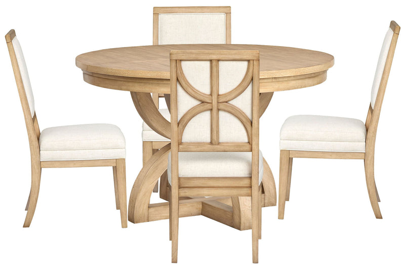 Coventry - Extendable 48" Round Dining Table Set