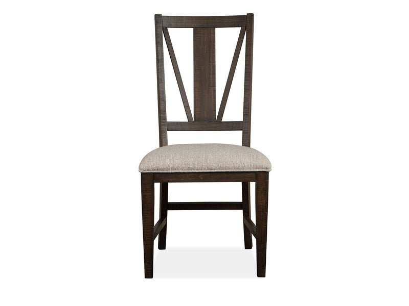 Westley Falls - Dining Side Chair With Upholstered Seat (Set of 2) - Graphite