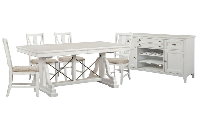 Heron Cove - Extendable Trestle Dining Table Set