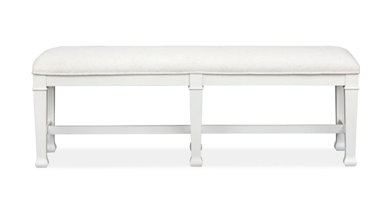 Kingston - Bench - Whisper White And Cerused Nutmeg