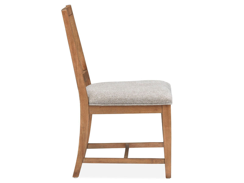 Lindon - Dining Side Chair With Upholstered Seat (Set of 2) - Gray