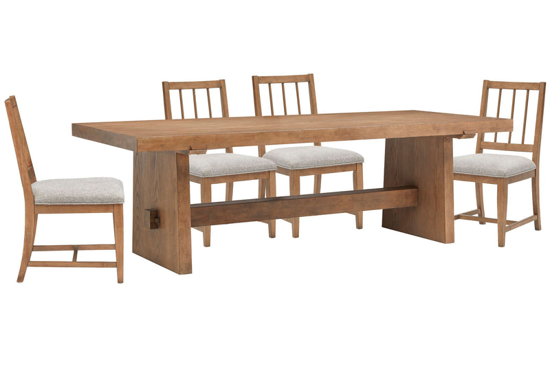 Lindon - Trestle Dining Table Set