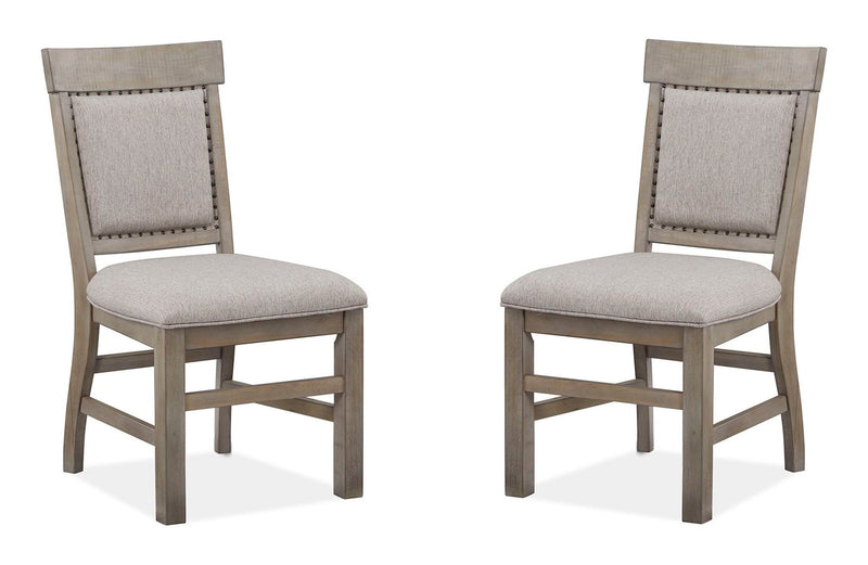 Tinley Park - Dining Side Chair With Upholstered Seat & Back (Set of 2) - Dove Tail Gray